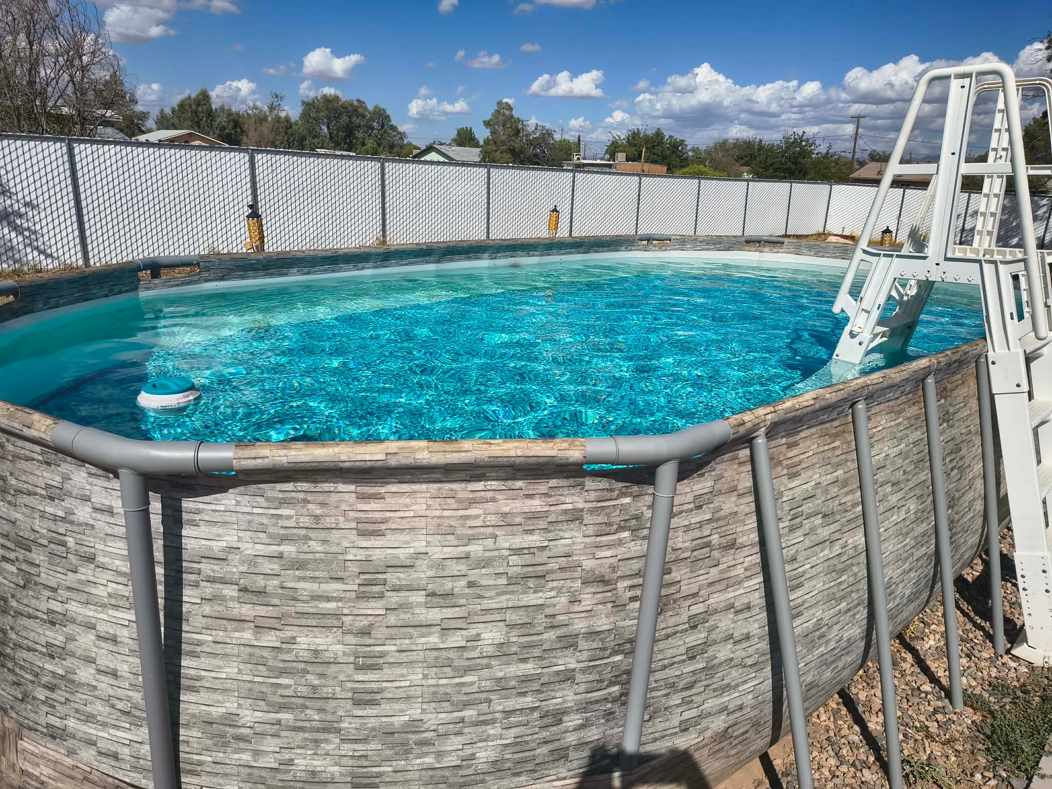 Above Ground Pool Rescue Kit — crystal clear above ground pool