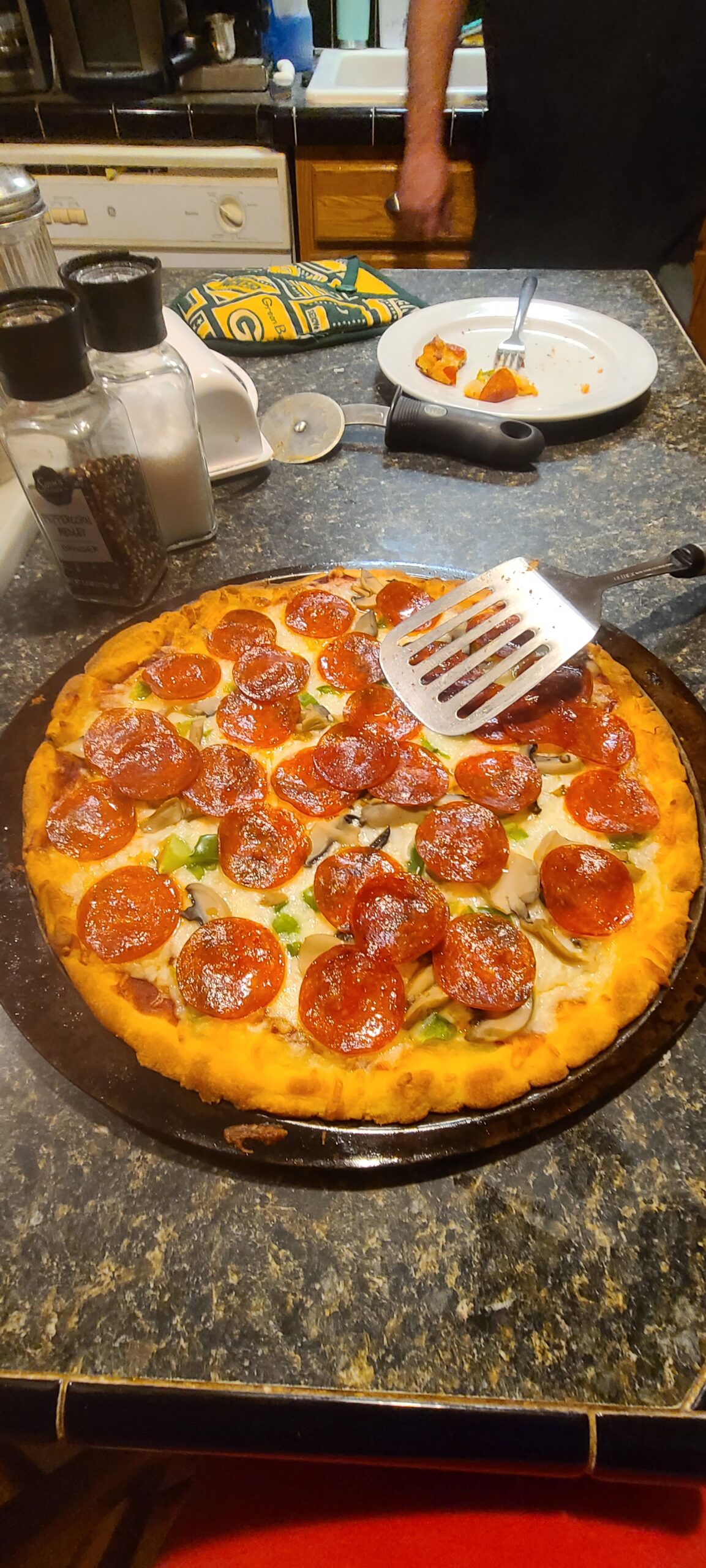 Choices: What you eat is a choice. This pizza was made using a keto-friendly crust.